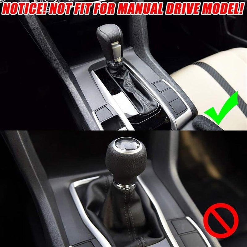 Wivplex Carbon Fiber Gear Shift Panel Trim for Civic - Image 3