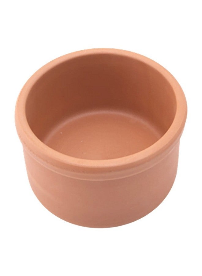 Elizi 2-Piece High-Temperature Resistant Round Shaped Clay Bowl Brown 15 x 4.8cm EL-304 - Image 1
