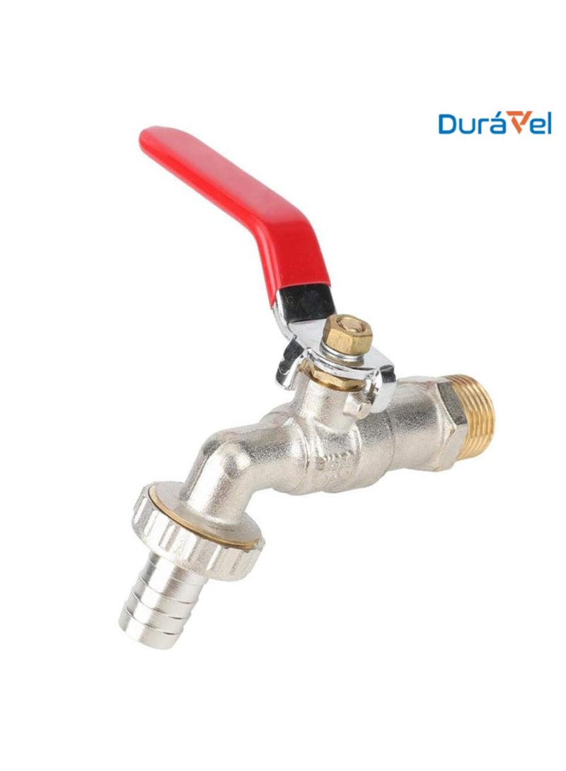 درافل صمام كروي للحديقة من دورافيل، صنبور رافعة 1/2 بوصة مع موصل للحديقة، ضغط تشغيل 1.6 ميجا باسكال - Image 2