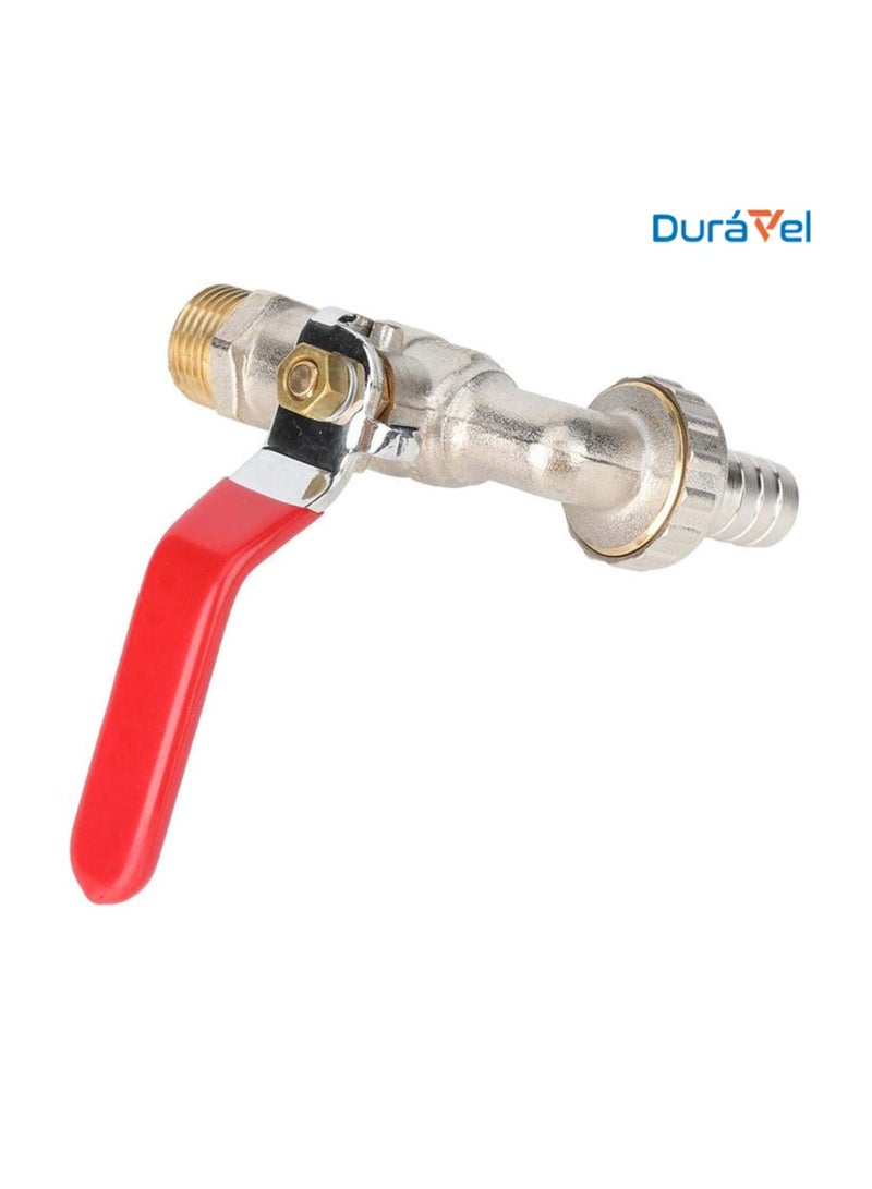 درافل صمام كروي للحديقة من دورافيل، صنبور رافعة 1/2 بوصة مع موصل للحديقة، ضغط تشغيل 1.6 ميجا باسكال - Image 3