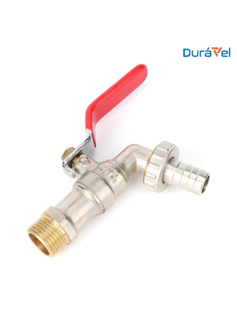 درافل صمام كروي للحديقة من دورافيل، صنبور رافعة 1/2 بوصة مع موصل للحديقة، ضغط تشغيل 1.6 ميجا باسكال - Image 4