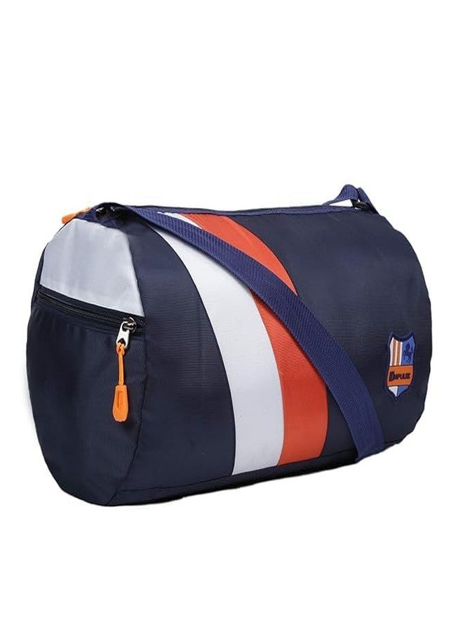 Impulse Vegas Blue 20L Polyester Duffle Bag with Adjustable Strap | Lightweight Travel & Gym Bag for Men & Women | 1 Year Warranty - Image 5