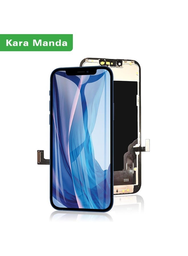 Kara Manda for iPhone 13 Screen Replacement 6.1 inch (A2482,A2631,A2633,A2634,A2635), 3D Touch LCD Display Digitizer Frame Assembly - Image 1