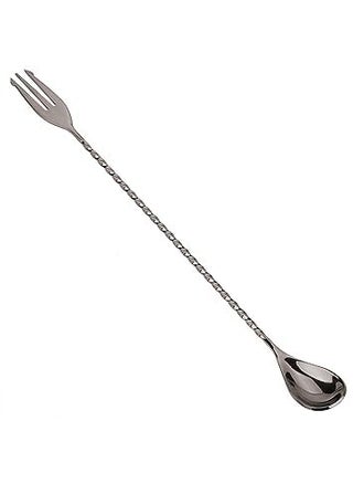 finality Stainless Steel Twisted Design Fork Bar Spoon Cocktail Mixing Spoon Long Handle Stirring Spoon Size30cmPack of 1 - pzsku/Z56C6165D17EC10F36B3EZ/45/1748244672/794502d2-87f3-41f7-8cdc-ebc1668cd4d3