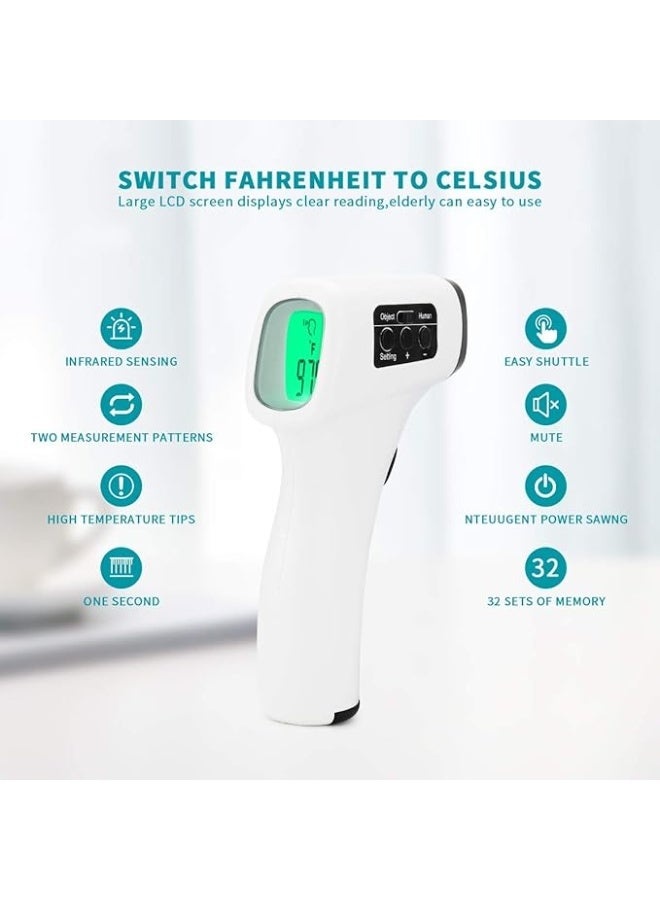 3-in-1 Digital Non-Contact IR Thermometer – Accurate Instant Readings for Forehead, Ear & Body – Safe for Adults, Kids & Baby - Image 3