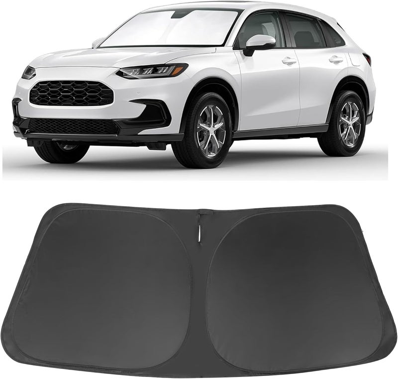 LHFLIVE Windshield Sun Shade Custom Fit for 2023 2024 2025 2026 Honda HR-V HRV Accessories Foldable Sunshade Sun Blocker Protect Car from Sun Rays & Heat Damage Keep Car Cooler - Image 1