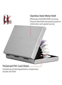 T NEWFUN Ultra-thin metal credit card holder  - Image 2