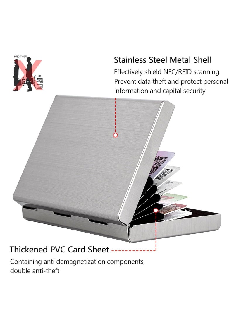 T NEWFUN Ultra-thin metal credit card holder  - Image 2