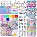 AIPRIDY 3600 Pcs Girls Toys Bracelet Making Kit UnicornMermaid Jewelry Activity Flat College Style Beading for Friendship Jewelry Making DIY Crafts for 412 Girls Birthday Christmas GiftsAqua - Image 3