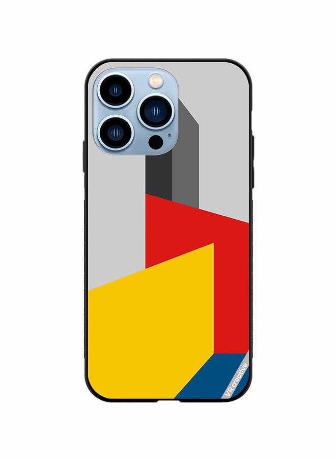VR CREATIVE Protective Case Cover For Apple iPhone 13 Pro Max Bauhaus Tower Design Multicolour - Image 1