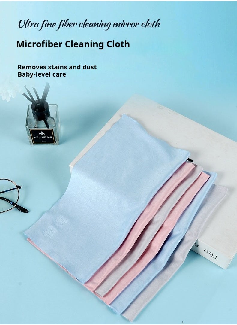 Healife Microfiber Cleaning Cloth - Multi-functional for Glasses, Phones, Jewelry, and More (BLUE)  - Image 1