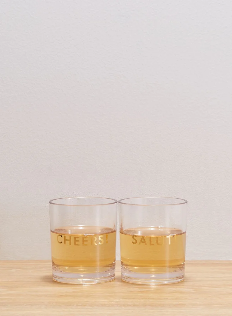 Kate Spade 2 Pack Cheers Drinkware