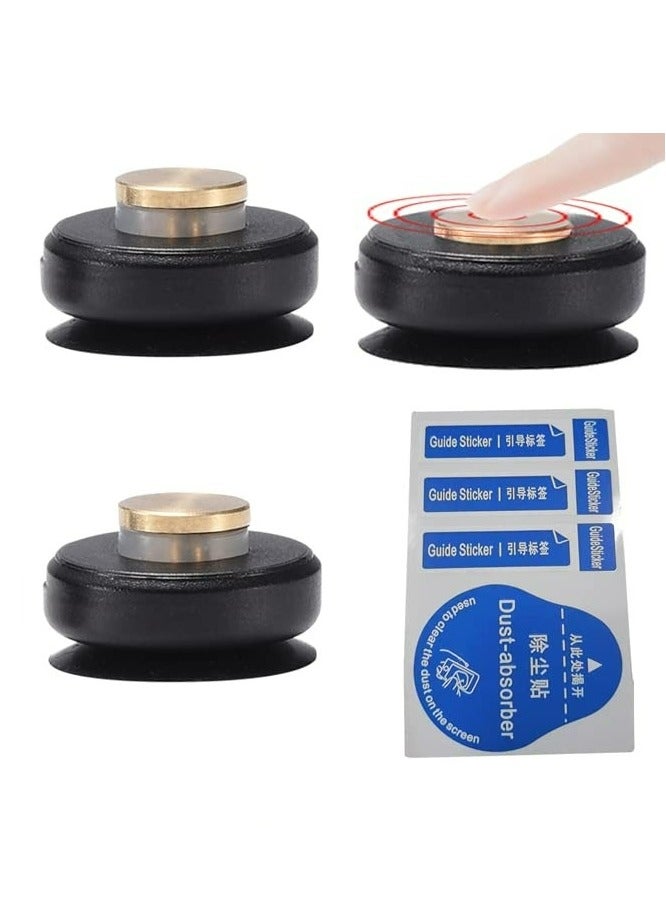 طقم مكون من قطعتين من أدوات التحكم في الألعاب ببجي ، و2 زر شاشة تعمل باللمس وعصا تحكم للهاتف المحمول والكمبيوتر اللوحي - Image 2