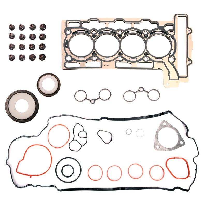 JAVOUKA MLS Engine Head Gasket Set for Mini Cooper R56 Hatchback 072008 for Mini Cooper R55 R56 0912 for 16L L4 DOHC Turbo N14B16C N14B16A OE 20606049609 9815416 Engine Cylinder Gasket Kit
