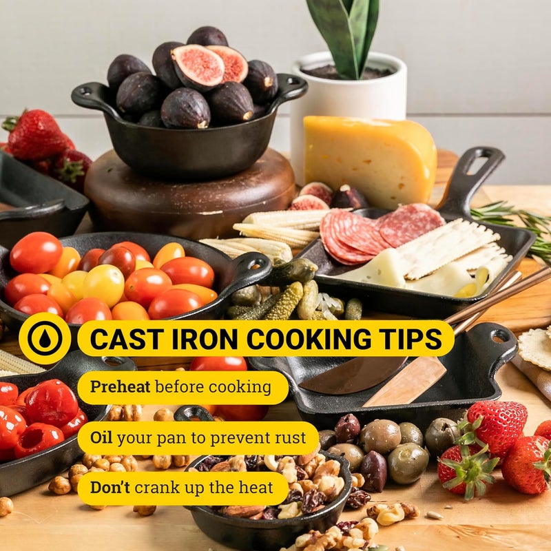 Lodge LOS3 Cast Iron Oval Serving Griddle - Image 5
