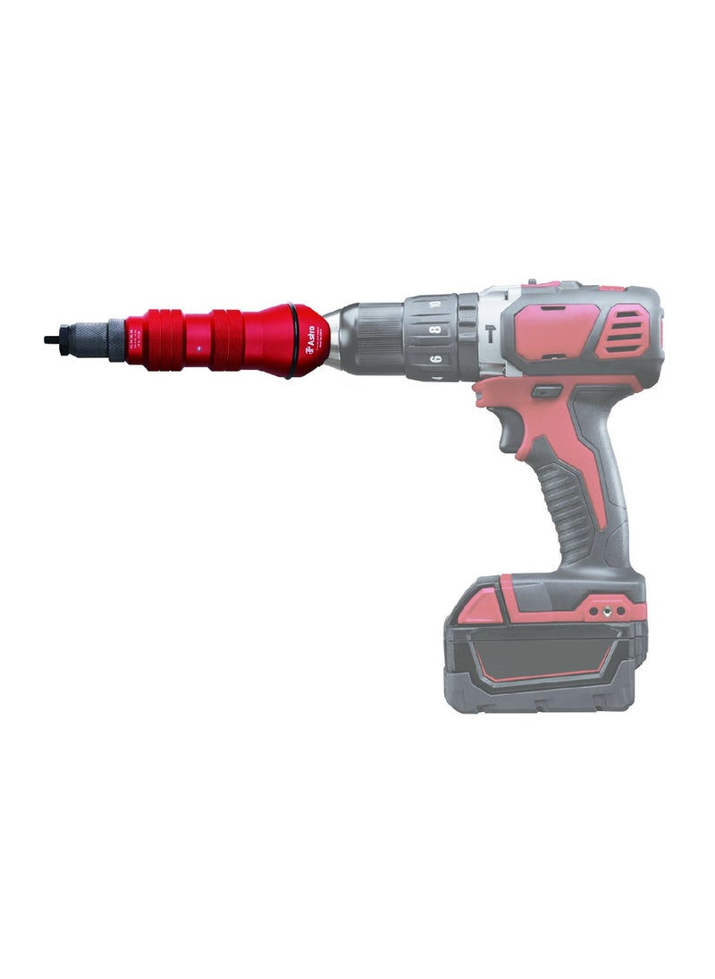 Astro Pneumatic Tool Astro Pneumatic Tool ADN14 Rivet Nut Drill Adapter Kit  - Image 3