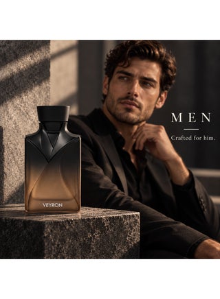 Veyron Brown Eau De Parfum Aqua Perfume for Men - 90ml - view 3