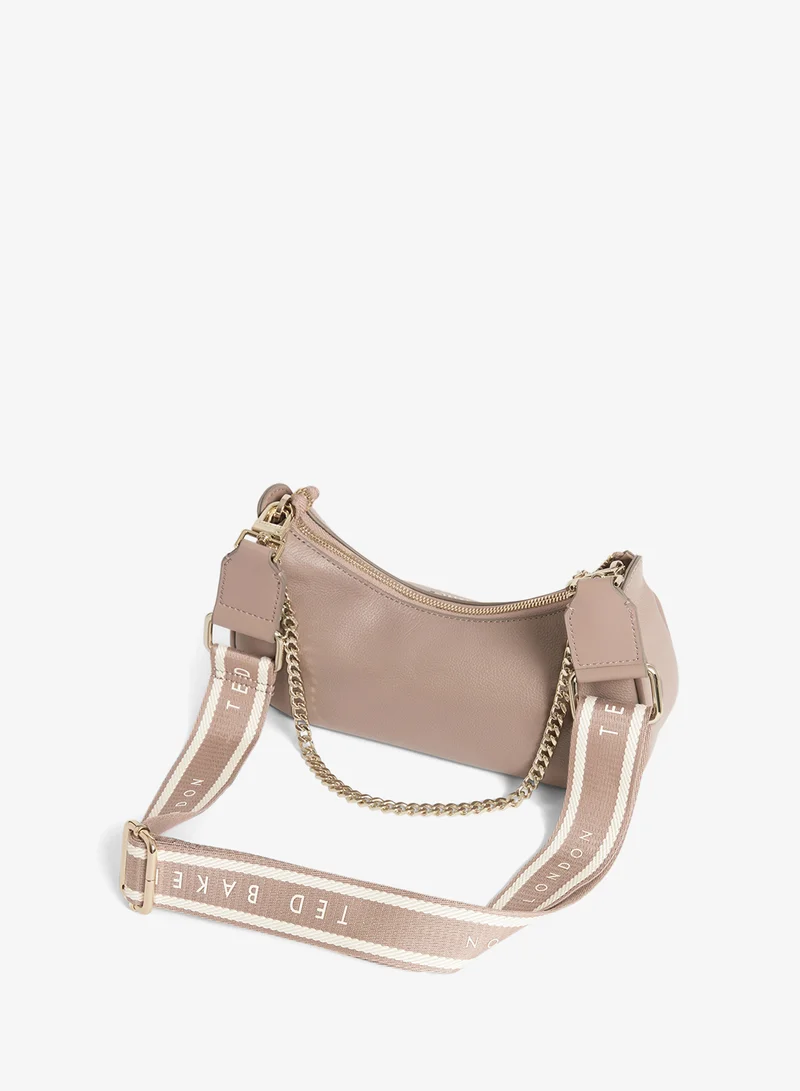Ted Baker  LAARNA Webbing Small Leather Shoulder Bag for Women | Best Price UAE