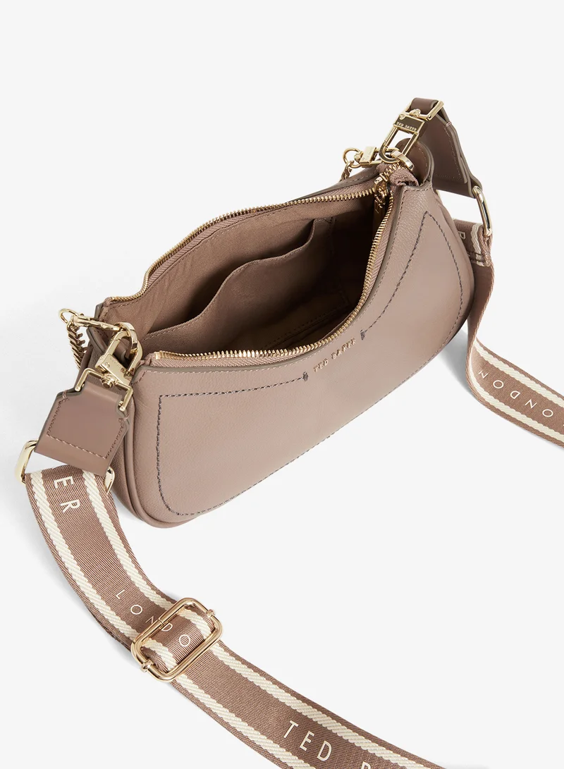 Ted Baker  LAARNA Webbing Small Leather Shoulder Bag for Women | Best Price UAE