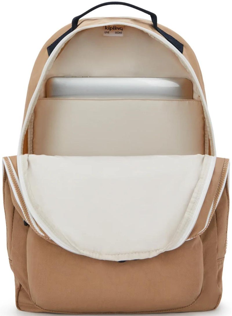 kipling curtis l unisex large backpack - early tan c - Image 4