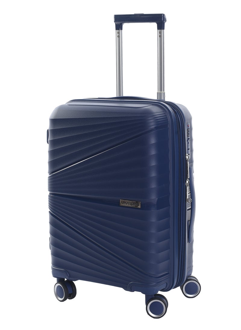 Crossland - CROSSLAND Unbreakable Cabin Size Trolley Luggage With TSA Lock,4 Silent Move Spinners Wheels, Double Expandable Zipper - 20 Inch - Image 1