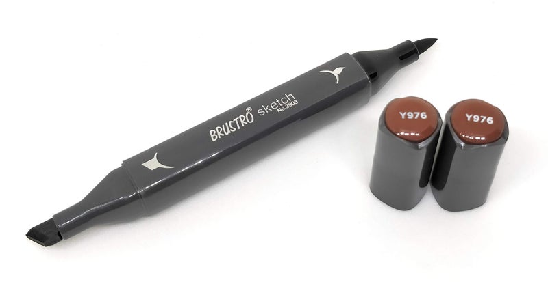 BRUSTRO Artists Sketch Marker Bitter Chocolate - Image 4