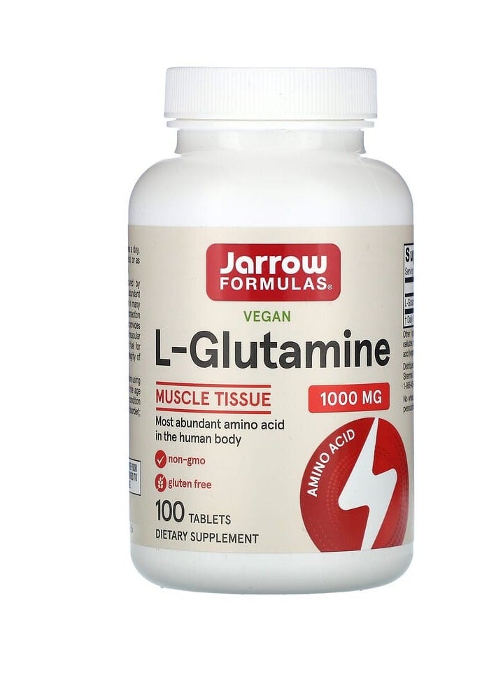 jarrow formulas L-Glutamine, 1,000 mg, 100 Tablets