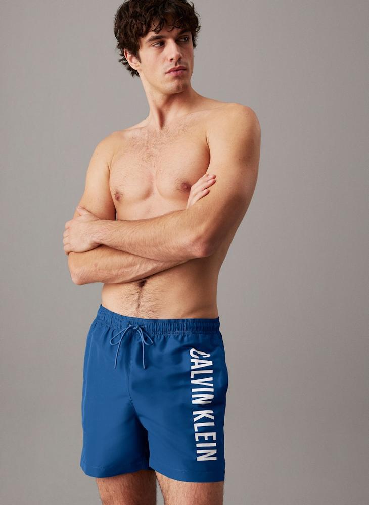 كالفن كلاين شورت سباحة متوسط الطول برباط - Image 1