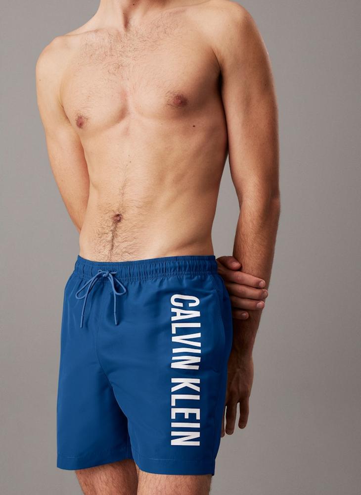 كالفن كلاين شورت سباحة متوسط الطول برباط - Image 3