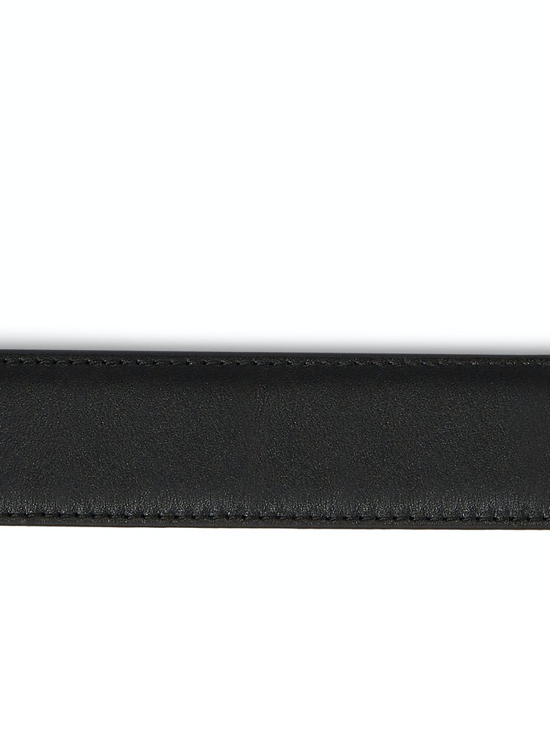 كارل لاغرفيلد حزام كارل لاغرفيلد الجلدي الأسود للنساء - Image 4