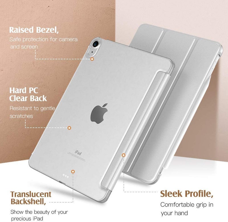 MOCA for iPad Air 11 Inch Case (M3/M2-2025/2024), iPad Air 5th Generation 2022/4th Gen 2020 10.9 Inch, Slim Hard Translucent Back Cover, Support Auto Wake/Sleep - Image 3