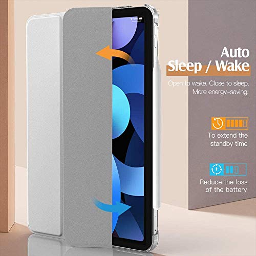 MOCA for iPad Air 11 Inch Case (M3/M2-2025/2024), iPad Air 5th Generation 2022/4th Gen 2020 10.9 Inch, Slim Hard Translucent Back Cover, Support Auto Wake/Sleep - Image 4