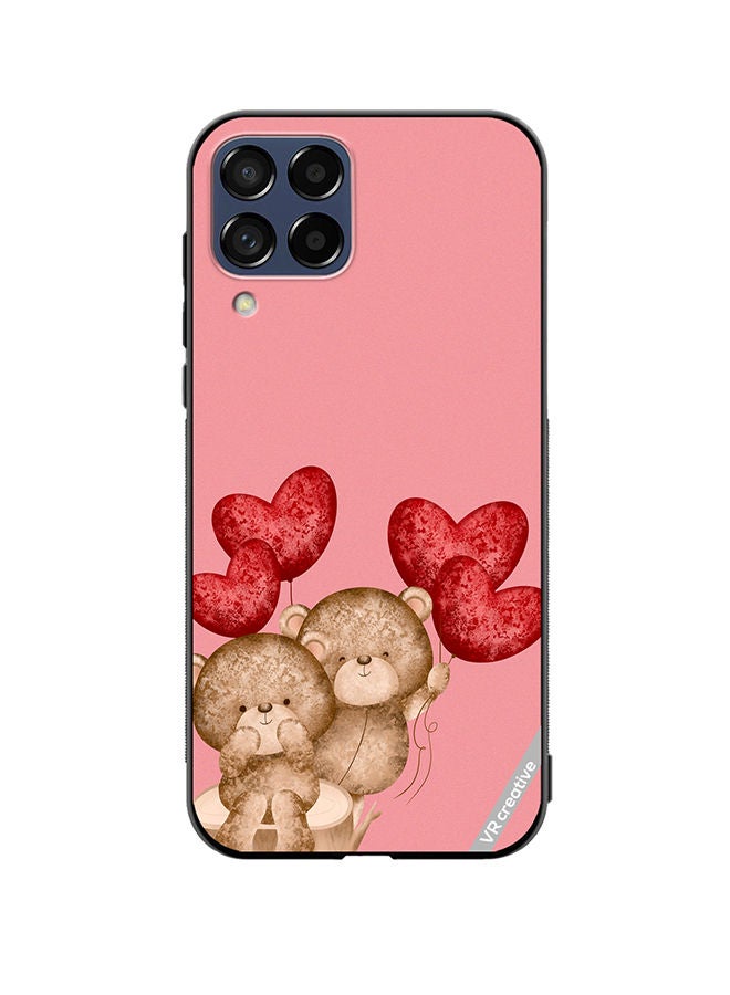 VR CREATIVE Protective Case Cover For Samsung Galaxy M53 Bear Love Design Multicolour - Image 1