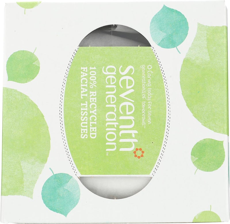Seventh Generation 100% Recycled Facial Tissues - 85 Count, 2-Ply Softness and Strength - Image 2