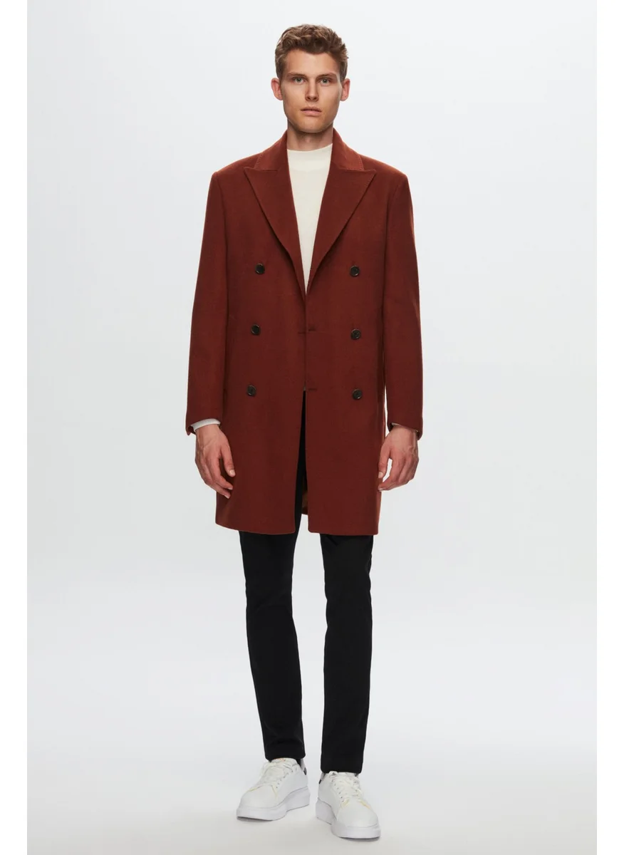 D'S DAMAT Regular Fit Tile Coat 1HF08KV27002M