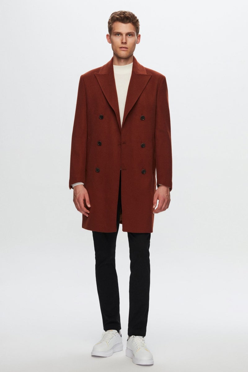 D'S DAMAT Regular Fit Tile Coat 1HF08KV27002M  - Image 4