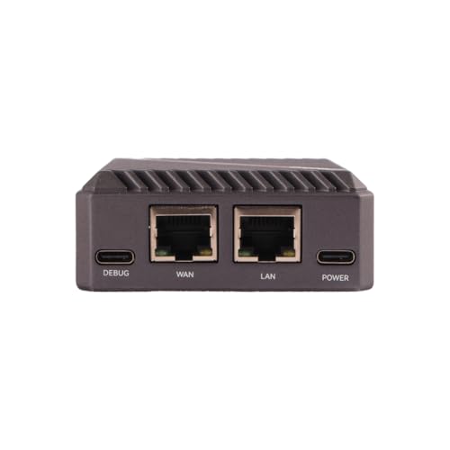 Radxa E20C Mini PC, RK3528A 4-Core CPU, Dual Gigabit Ethernet, CNC Aluminum Case, 4K Support (Radxa E20C 2GB 16GB Chocolate Black) - Image 3