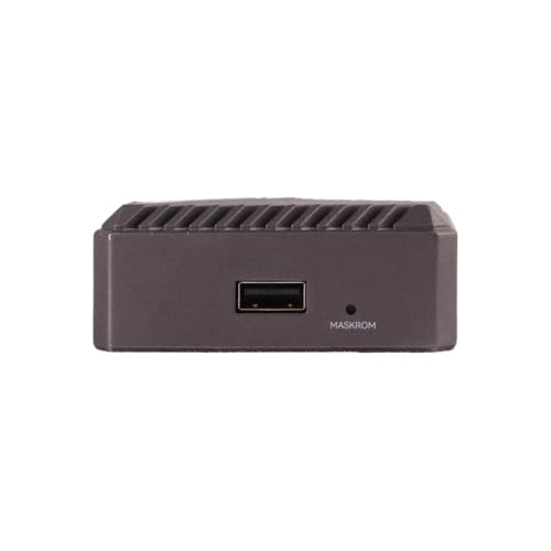 Radxa E20C Mini PC, RK3528A 4-Core CPU, Dual Gigabit Ethernet, CNC Aluminum Case, 4K Support (Radxa E20C 2GB 16GB Chocolate Black) - Image 2