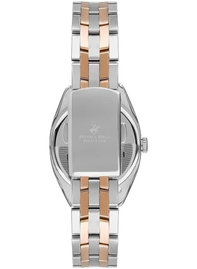 BEVERLY HILLS POLO CLUB Women'S Quartz Movement Watch, Analog Display And Metal Strap - Bp3270X.520, Silver