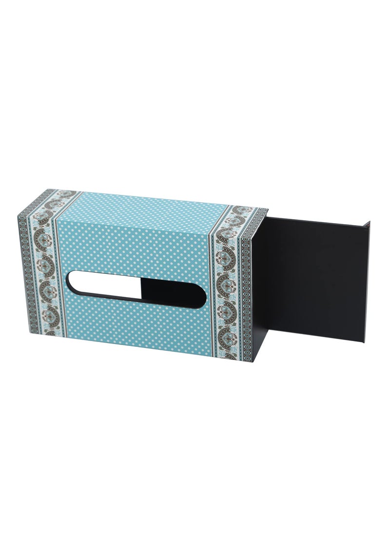 RF REINVENTION FACTORY Reinvention Factory Tissue Paper Box Holder 9 x 5 inch for Gifting Office Desks Cars Home Decor Dining Table Handcrafted Rectangular Napkin Holder Ethnic Ornament Tissue Paper Box  - Image 5