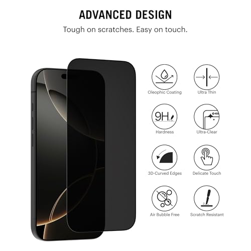 DailyObjects Sheath Privacy Screen Protector with Applicator Tray | Compatible with iPhone 16 - Image 5