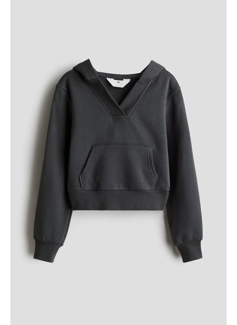 اتش اند ام V-neck hoodie