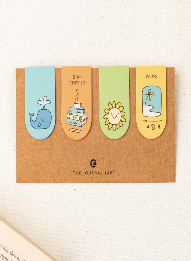 The Journal Lab Set of 4 Magnetic Bookmarks | Magnetic Page Markers| Magnetic Page Clips | Ideal Gift for Book Lover or Planner Enthusiast by The Journal Lab - Image 3