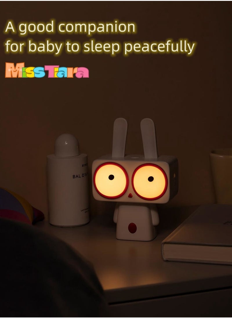 MissTiara Creative New Product Baby Bedside USB Sleeping Atmosphere Night Light Funny and Adorable cartoon bunny lamp Good gift for children  - Image 2