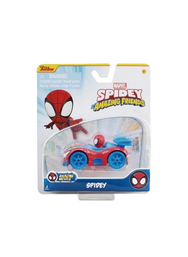 Spidey and his Amazing Friends Amazing Metals Race Car 1:64 Scale (Spidey)