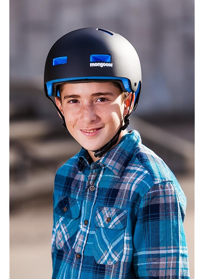 Mongoose Youth Street Bike Hardshell Helmet - Image 2