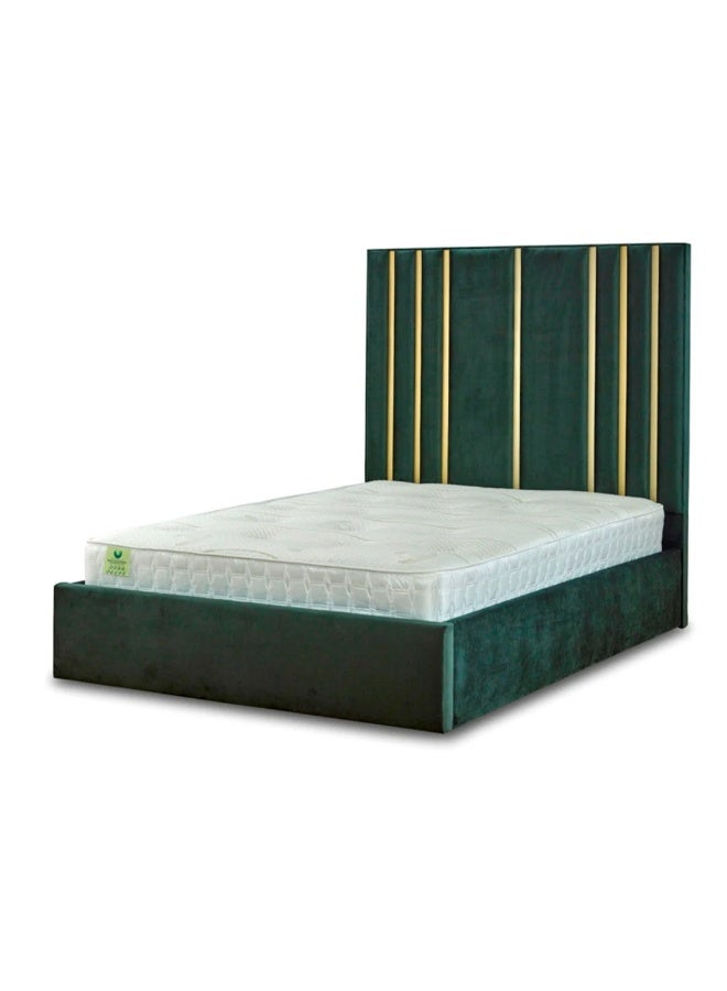 Nayam Sleep Emerald Metal Bed 200x200x40Cm  - Image 1