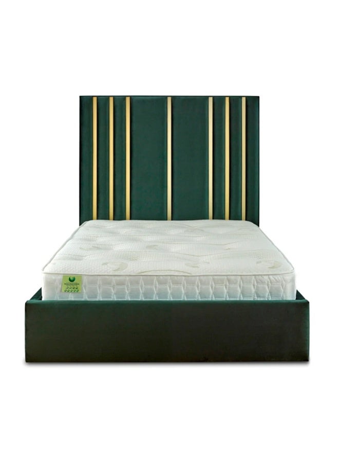 Nayam Sleep Emerald Metal Bed 200x200x40Cm  - Image 2