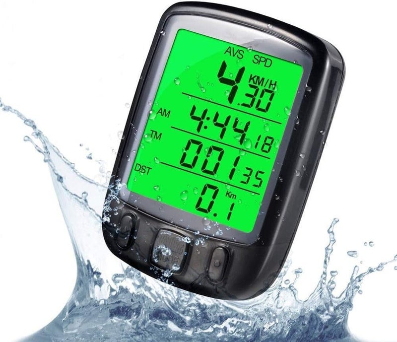 NALACAL Wired Bicycle Computer with LCD Display, Multifunction Bike Speedometer, Odometer, Pedometer, and Stopwatch for Turbo Trainer – Waterproof with Speed and RPM Sensor for Accurate Cycling Tracking - Image 4
