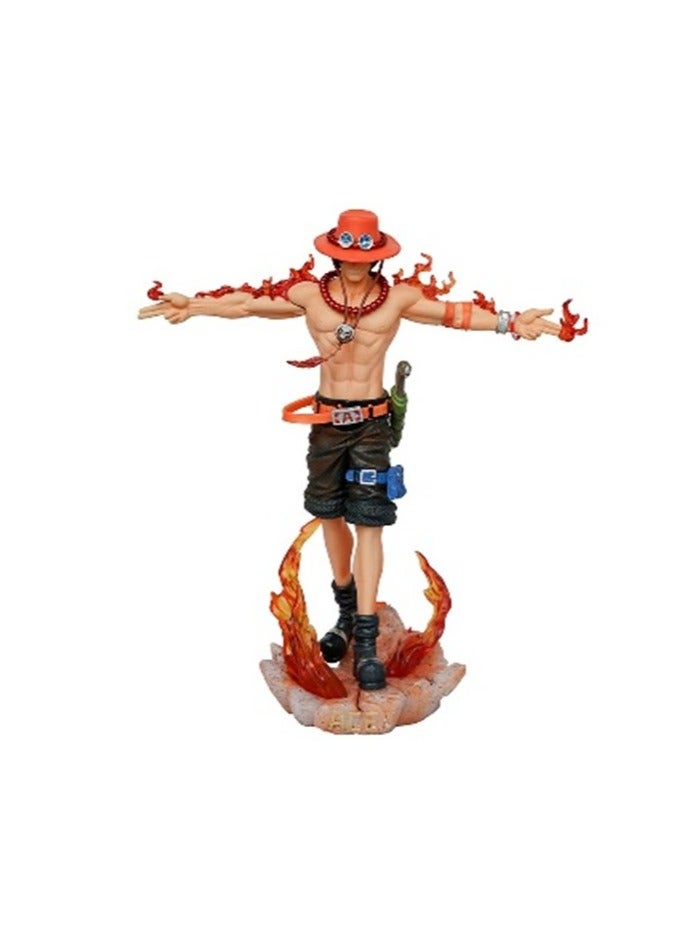One Piece Arm Ace Universe Resonance GK Luminous Handheld Statue Model - Image 4